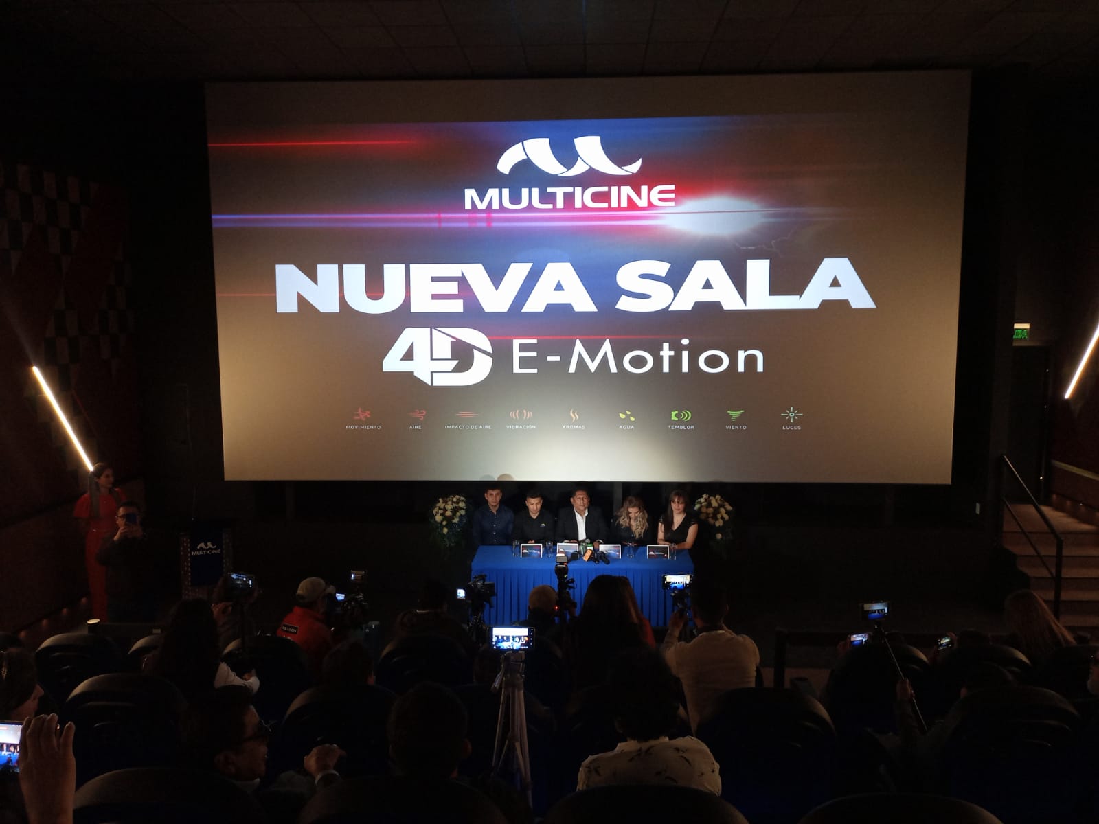MULTICINE lanza la primera sala 4D de Bolivia “TUS SENTIDOS EN UNA