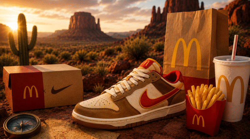 Nike y McDonald’s convierten tenis exclusivos en búsqueda desértica