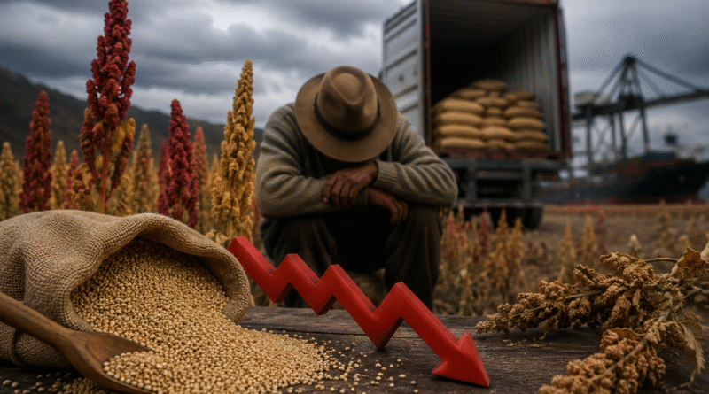 Productores de quinua alertan desplome de precios y exportaciones