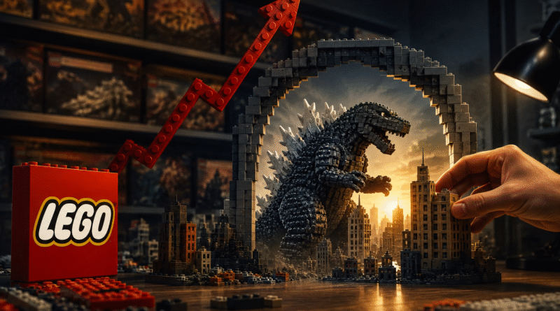 La llegada de Godzilla impulsa una nueva estrategia de LEGO