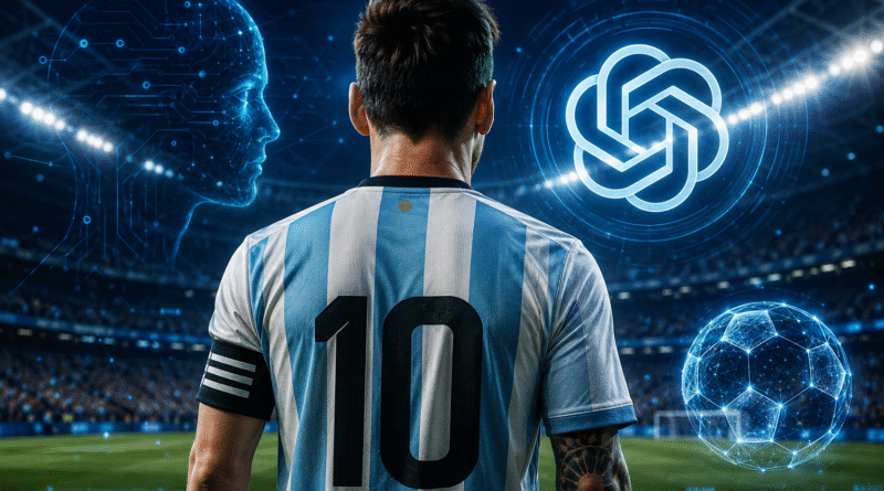 Messi y OpenAI llevan la IA al centro del fútbol