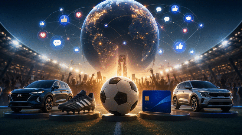 Hyundai, Adidas, Visa y Kia dominan la conversación del Mundial 2026.