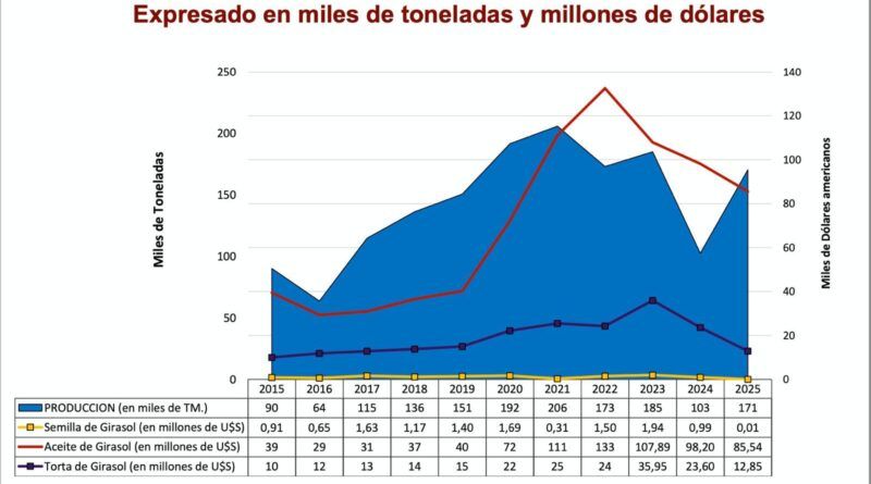 Anapo realiza el Día Nacional del Girasol y destaca al cultivo como el cuarto rubro no tradicional de exportación