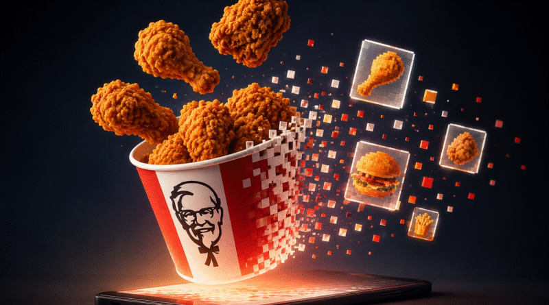 KFC abandona formato físico y vende productos en PNG digital