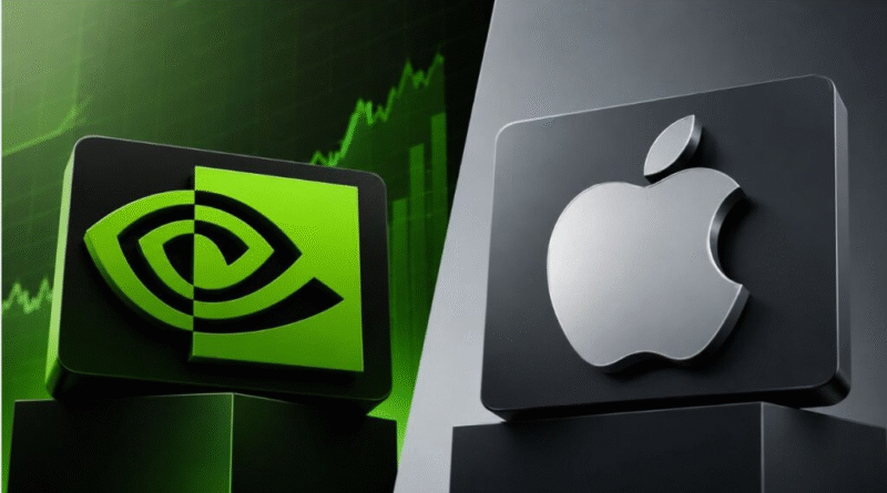 Nvidia y Apple dominan la carrera por el liderazgo global