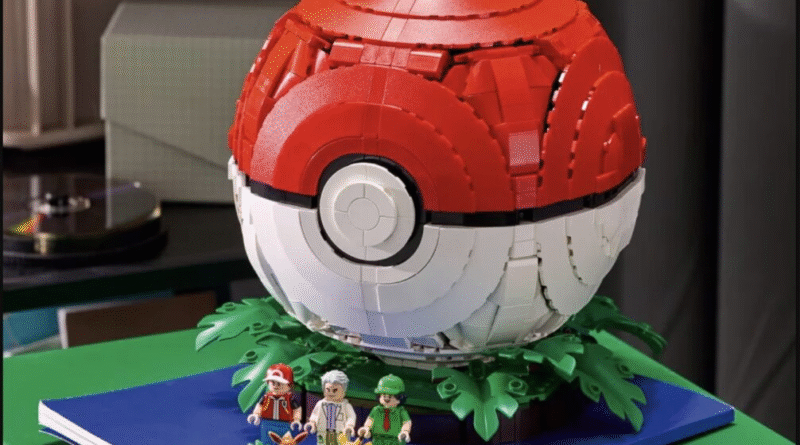LEGO y Pokémon elevan el coleccionismo con una Poké Ball gigante