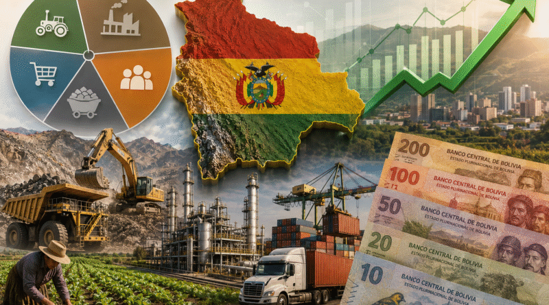 IBCE revela los sectores que sostienen el PIB boliviano